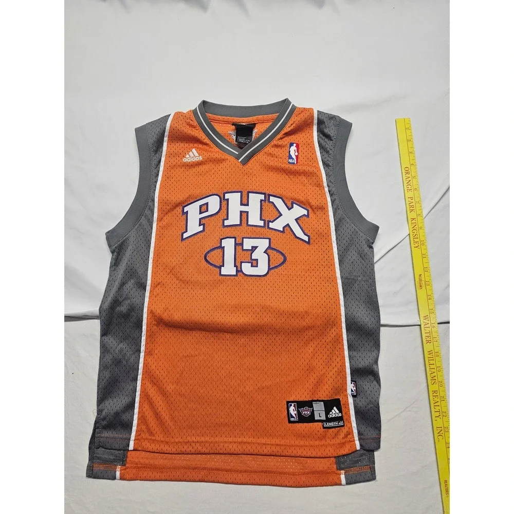 Adidas Phoenix Suns‎ Steve Nash 13 Jersey Kids Large 14-16 Orange NBA Basketball